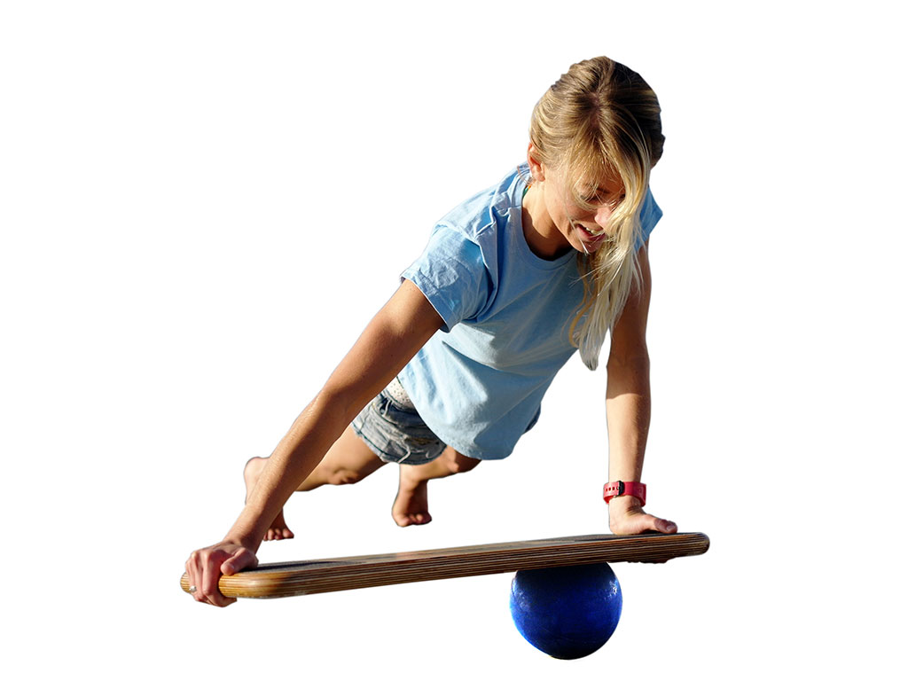 Balance Board to Learn How To Snowboard and for Core Strength Exercises.  Off Season Snow and Ski Training Exercises to Stay in Shape. Functional  Training for beginner and professional athletes.