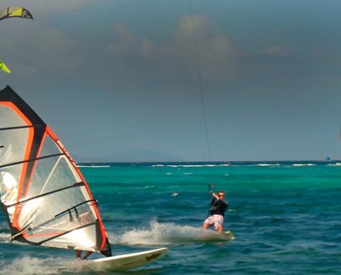 wakeboard windsurf and kitesurf image