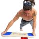 Jay does a Sliding Plank Core Exercise on CoolBoard
