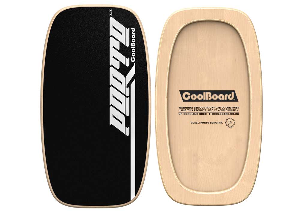 Porto LongTail balance board front and back
