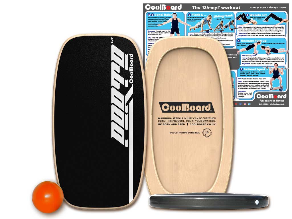 Porto LT balance board with Ball and Disc 2