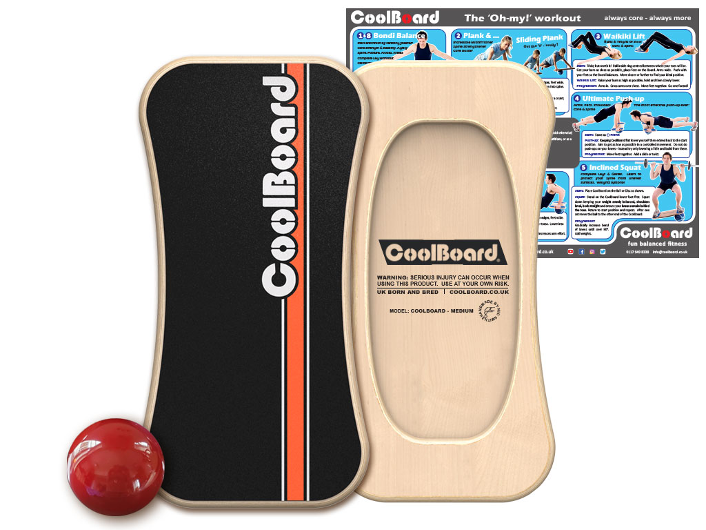 Medium CoolBoard balance board with Ball