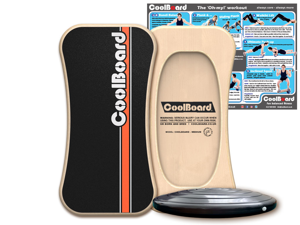 Medium CoolBoard wobble board with Disc