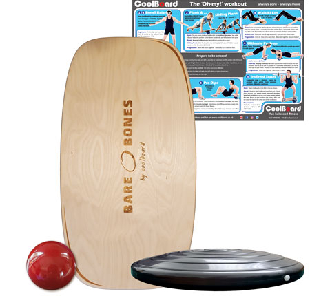 bare bones balance board with ball and disc product