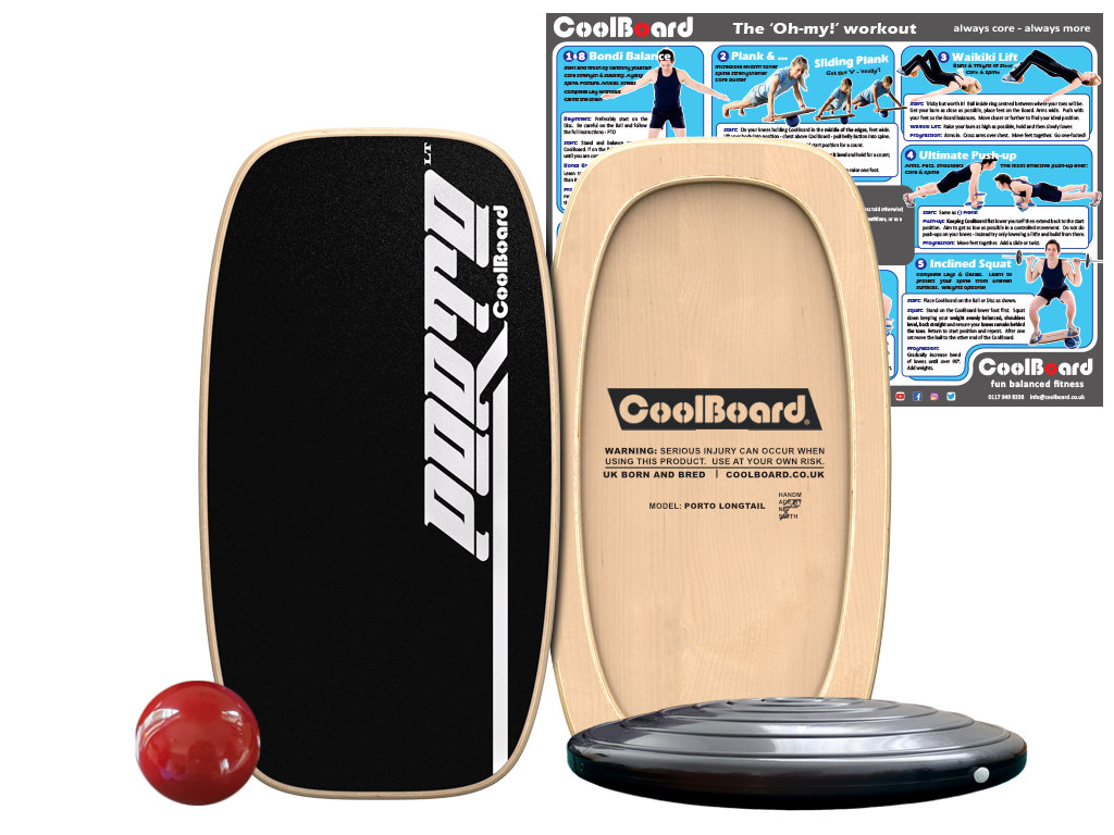 Porto LT balance board with Ball and Disc