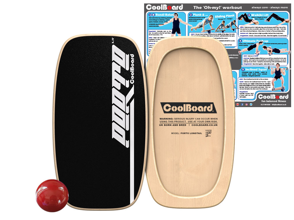 Porto LT balance board with Ball